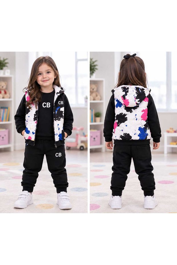 Üçlü Unisex Takım — Çok Renkli